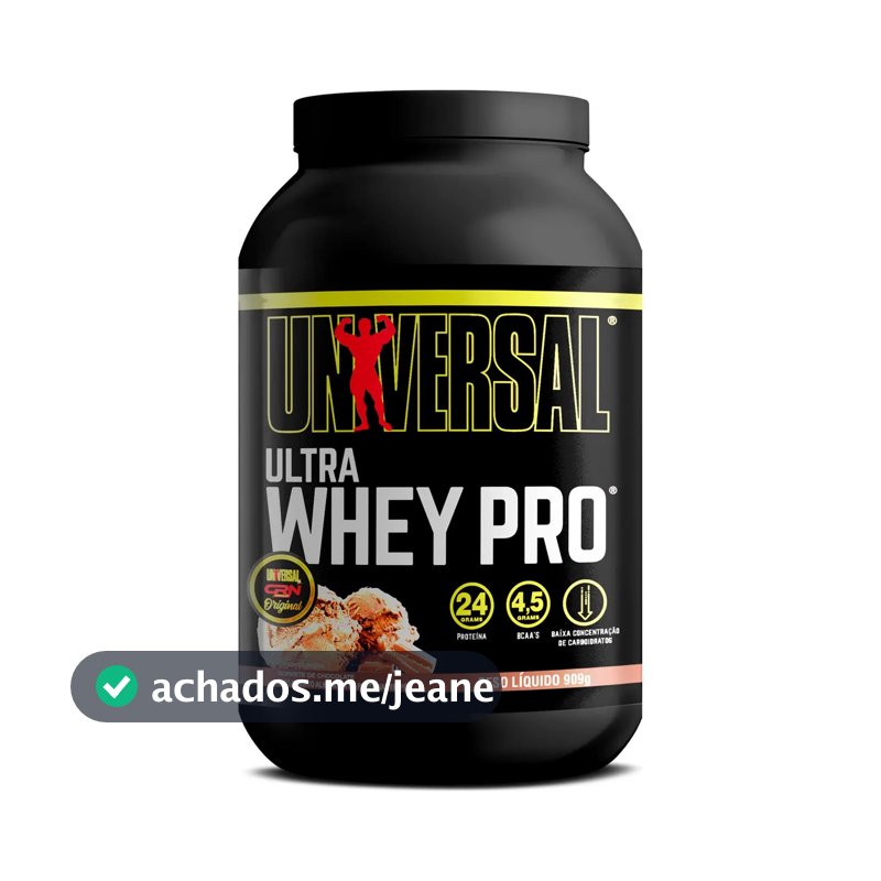 Whey Protein Universal Pro de 900g com Sabor Chocolate