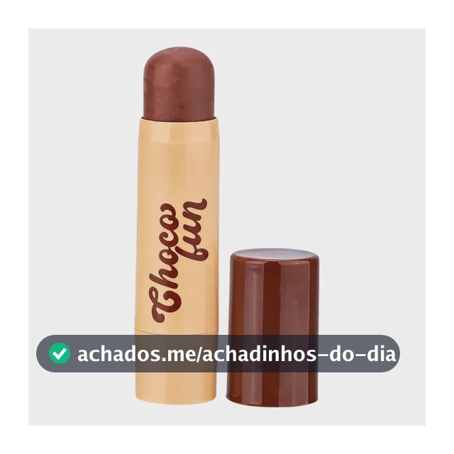 Contorno Facial Em Bastão Stick Choco Fun Fenzza Cremoso
