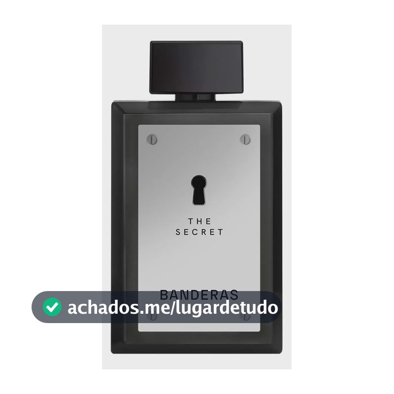 Perfume Masculino Banderas The Secret EDT 200 ml - Oriental Especiado Fresco - Perfume importado masculino de Banderas, expressa masculinidade e sensualidade.