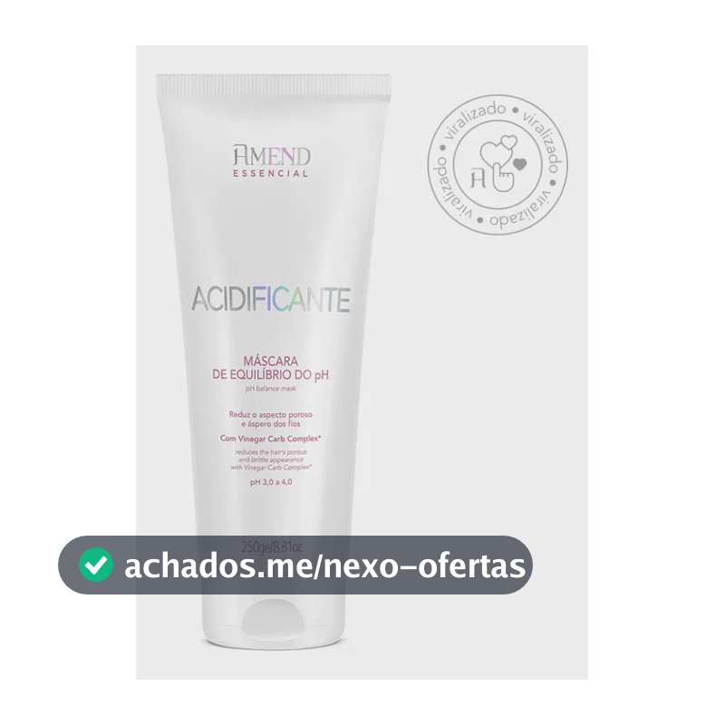 Máscara Acidificante Amend Equilíbrio do pH 250g