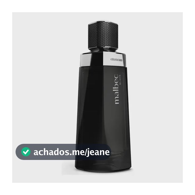 Malbec Black O Boticário Desodorante Colônia Perfume Masculino Original 100ml