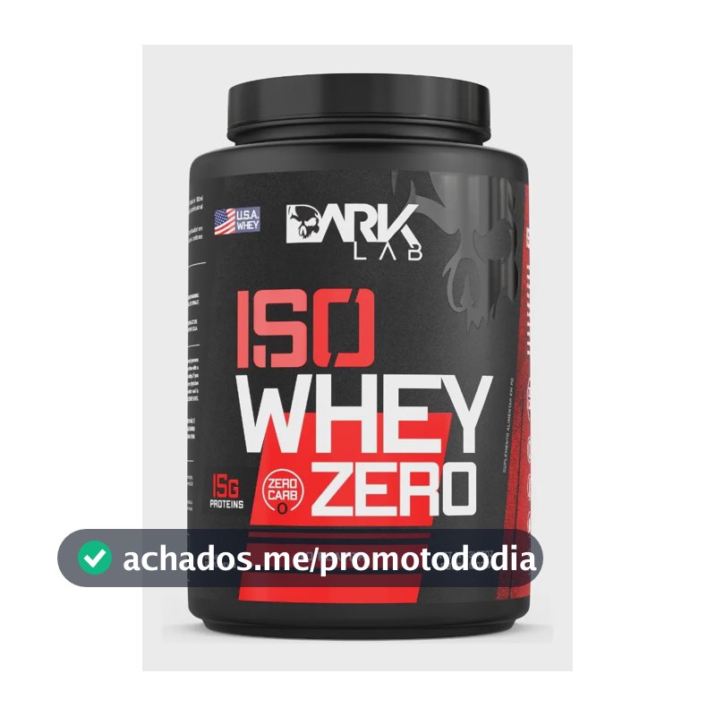 Whey Isolado Zero Carb 900g Natural - Dark Lab (Low Carb)