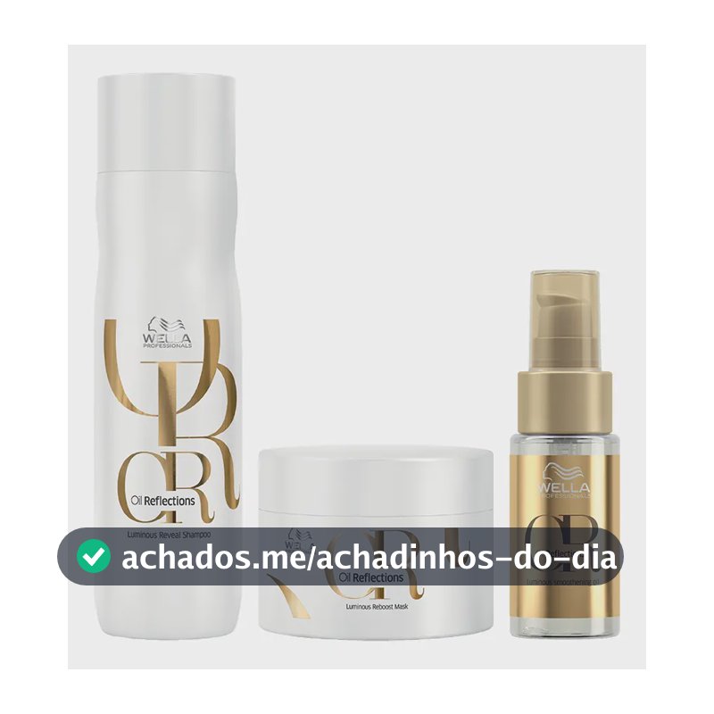 Kit Wella Oil Reflections Sh250+ol30+masc150