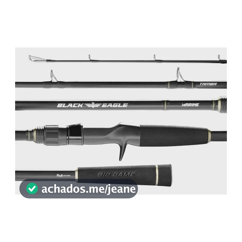 Vara Marine Black Eagle 8'0  2,44m 50lb 130g Tamba Cevadeira