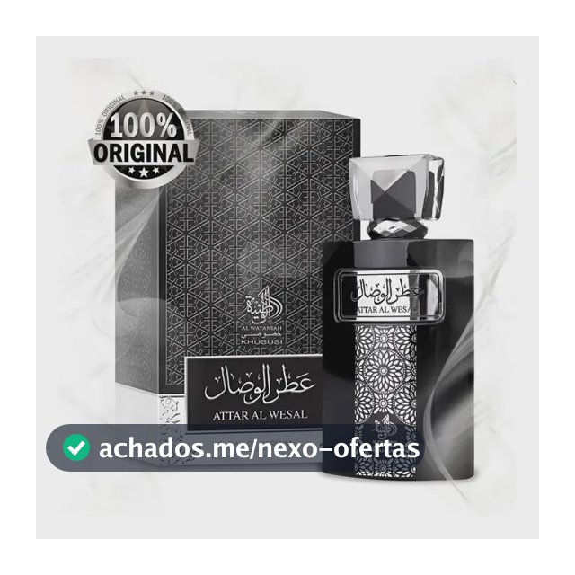 Perfume Attar Árabe Al Wesal Wataniah 100ml - Masculino Eau De Parfum Lacrado Importado