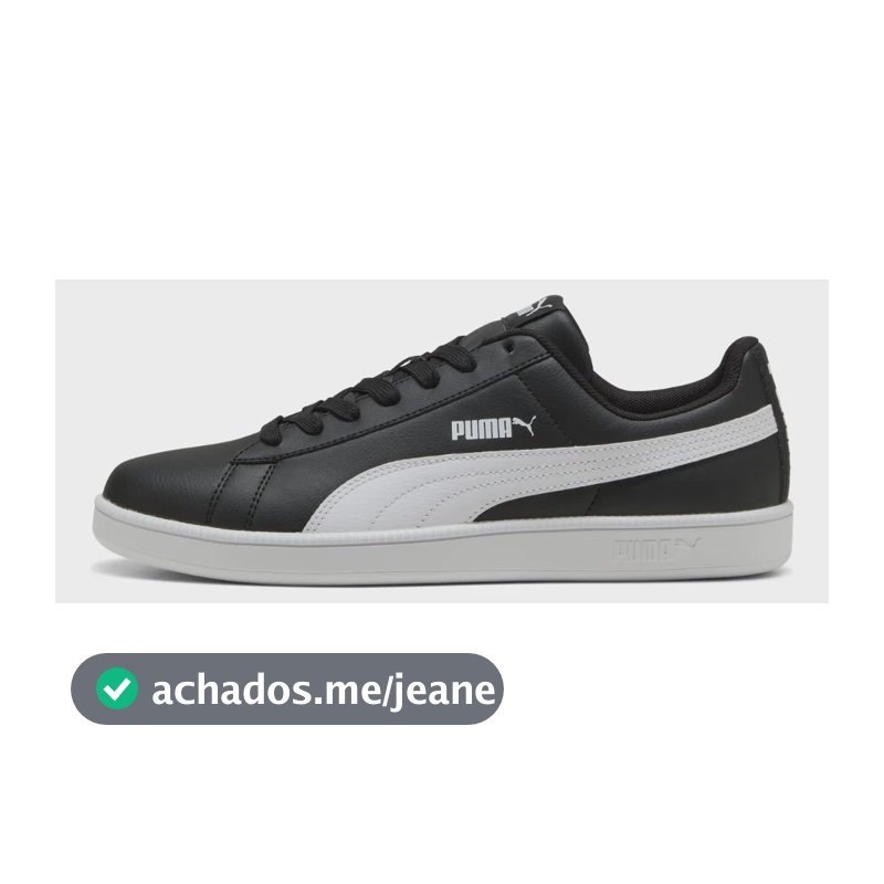 Tênis Masculino E Feminino Up Puma Preto Liso 42 Br