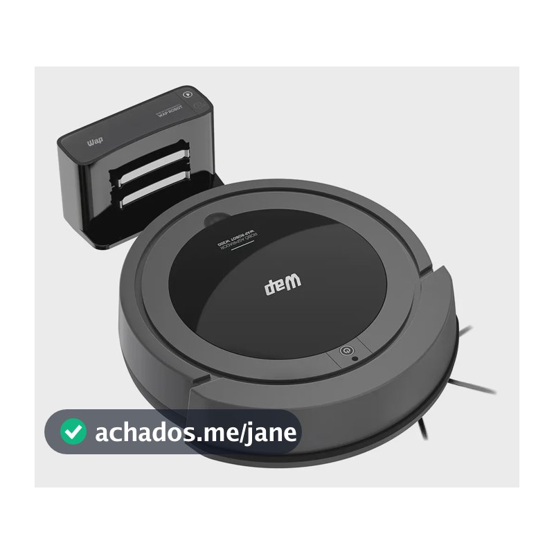 WAP Robô W200 Aspirador Robô 3 em 1 Varre Aspira Passa Pano Bivolt