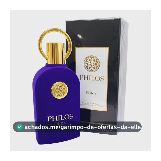 Perfume Arabe Philos Pura Edp 100ml Unissex 100ml Maison Alhambra