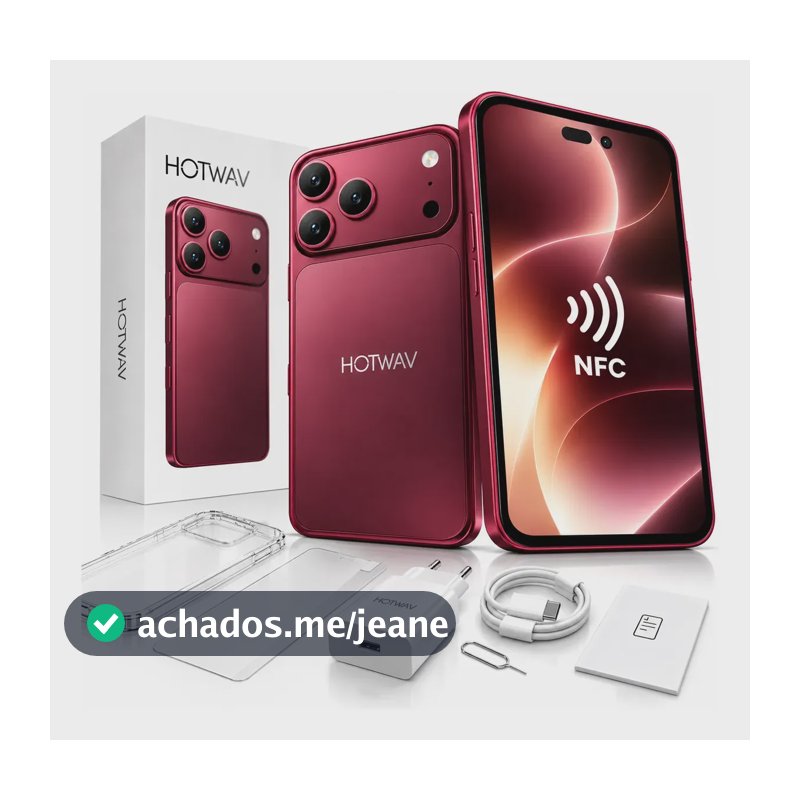 Table Hotwav A18 Pro Max Cor Vinho 128gb + 4gb + Nfc Bordô Bordô
