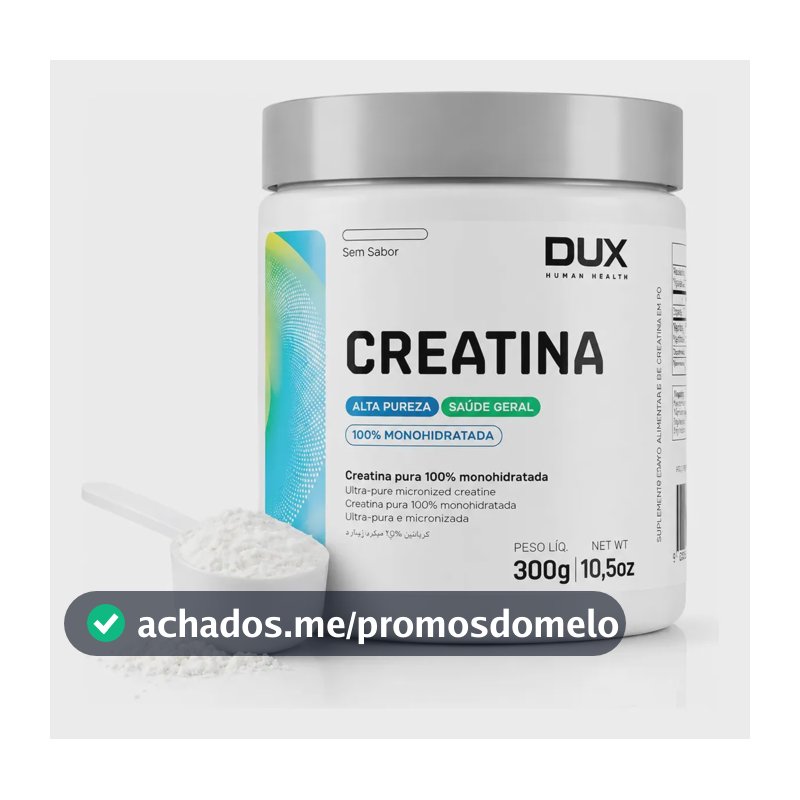 Creatina Dux Nutrition em pó Sem sabor x 300g