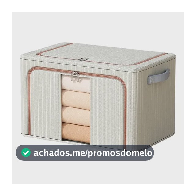 100l Caixa Organizadora Grande Roupas Coberta Toalha Lençol