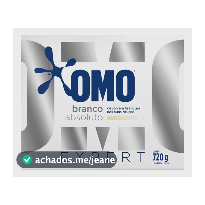 Lava-roupas Em Pó Roupas Brancas Expert Caixa 720g Omo