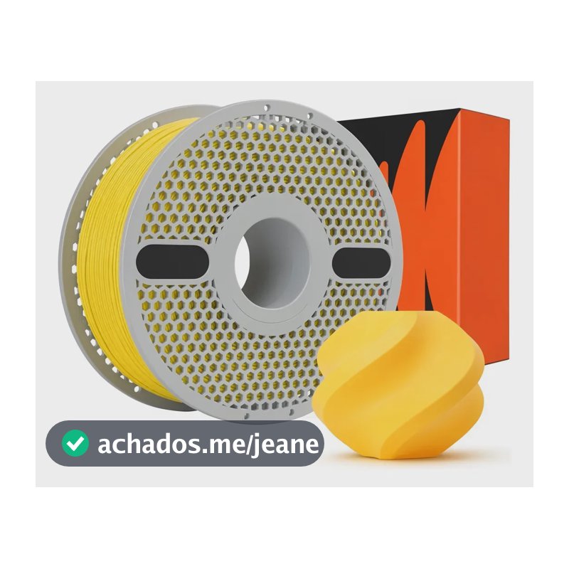 Filamento Impressão 3d 1,75mm 1kg Onyon3d Petg Removível Amarelo