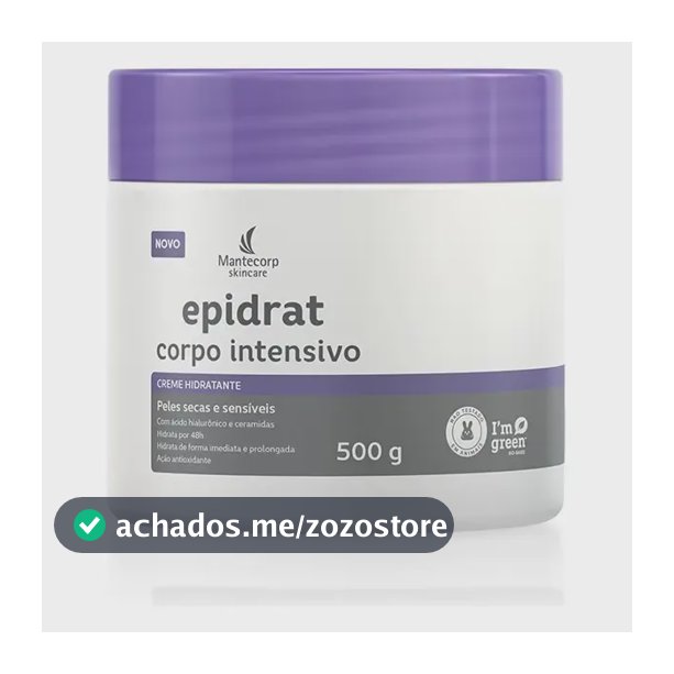 Creme Hidratante Epidrat Corpo Intensivo 500g