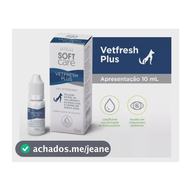 Soft Care Colirio Vetfresh Plus 10ml - Pet Society