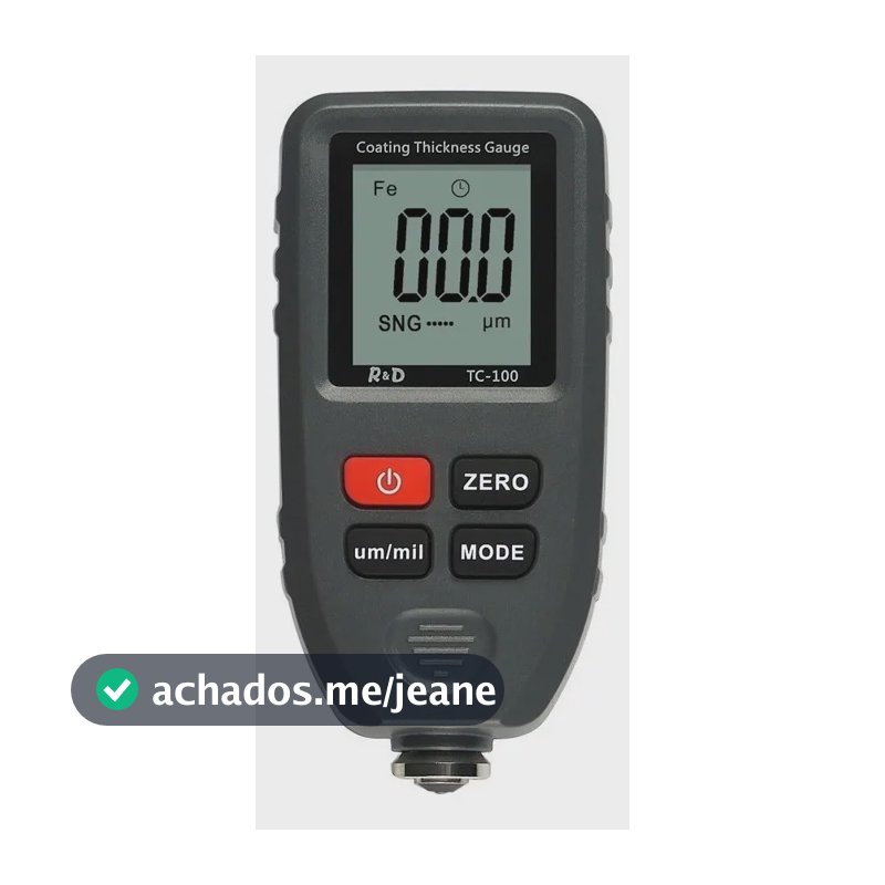Medidor De Espessura De Tinta Automotiva Caneta Teste Tc-100 Cor Preto Rd