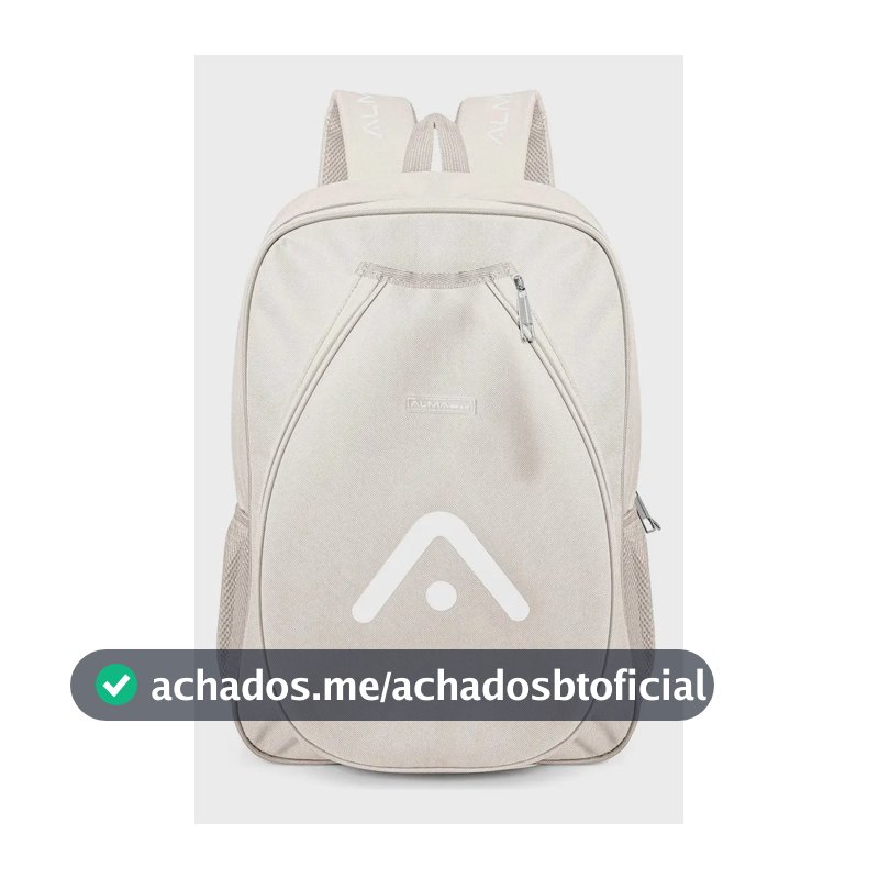 Mochila Raqueteira Beach Tennis Royal Alma Genius Cor Nude