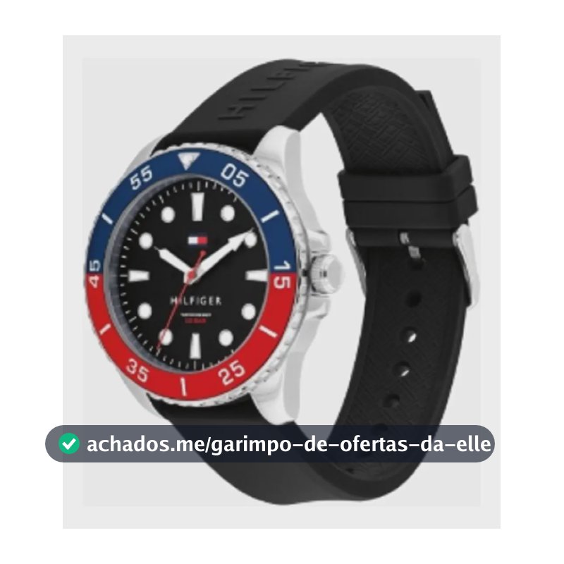 Relógio masculino Tommy Hilfiger Oceanic 1792201 preto