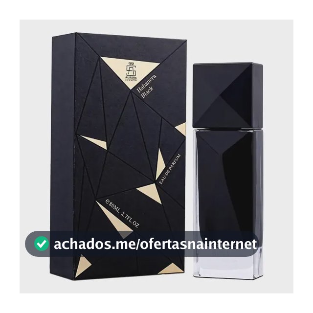 Aurora Scents Habanera Black Edp 80 mL Para Homens ( )