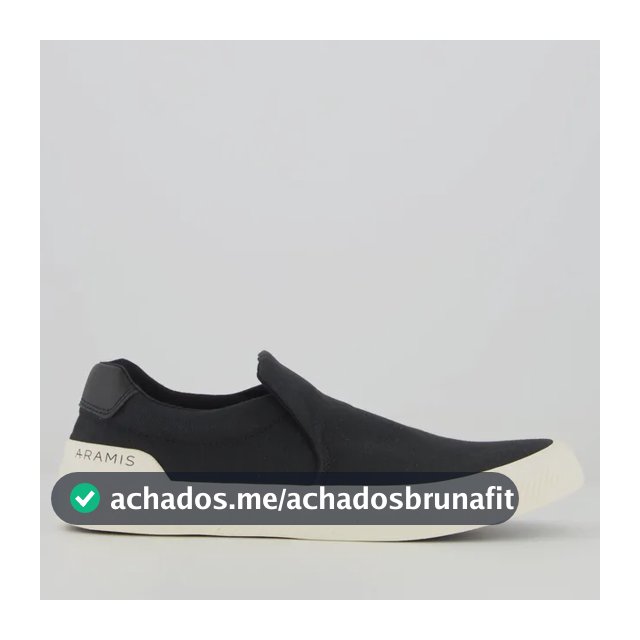 Tênis Aramis Daily Slip Canvas Preto