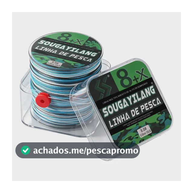 Linha De Pesca Multifilamento 300m Pe 8 Fios Sougayilang