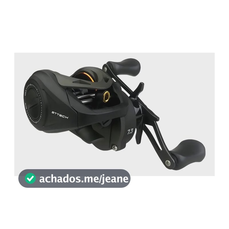 Carretilha Maruri Attack Black Lh 7 Rol. Drag 5kg Esquerda