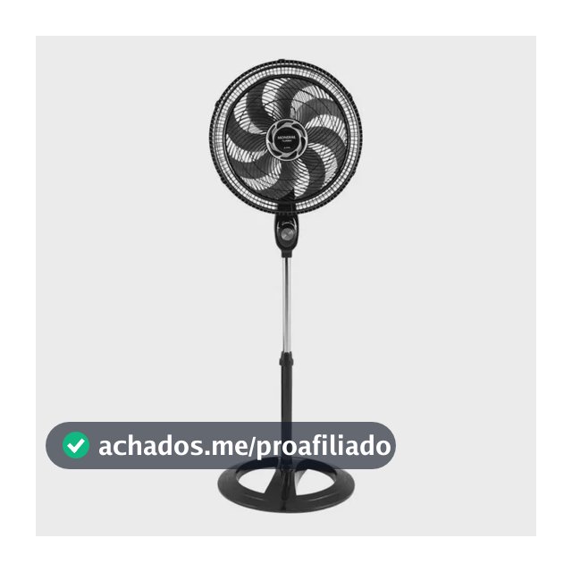 Ventilador De Coluna Mondial Turbo Nvt-40c 40cm 8 Pás Preto 40 Cm 110v 8