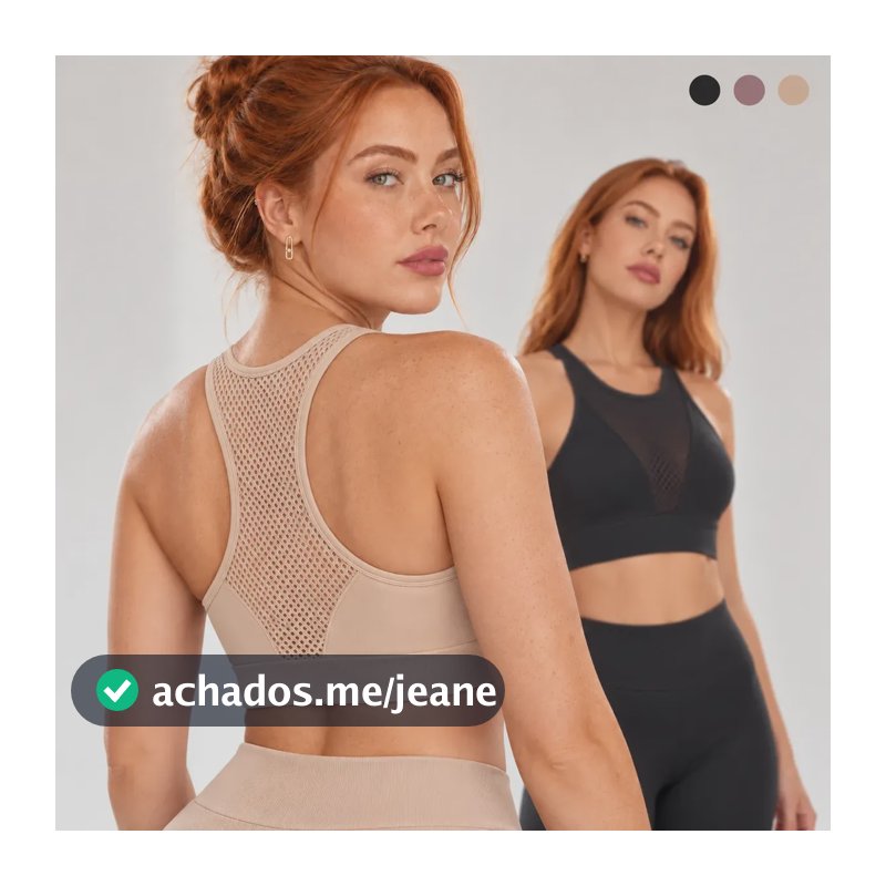 Kit 2 Top Sutiã Academia Nadador Com Bojo Fitness Reforçado Variado G/gg