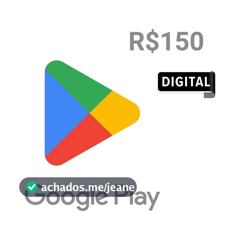Google Play Gift Card R$ 150 (Digital)