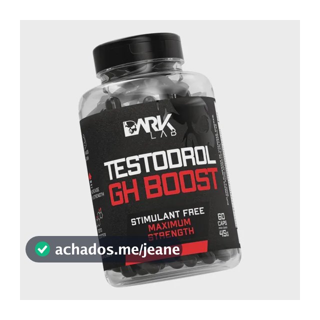 Testo Precursor Gh Booster Dark Lab 60 Capsulas Sabor Sem sabor