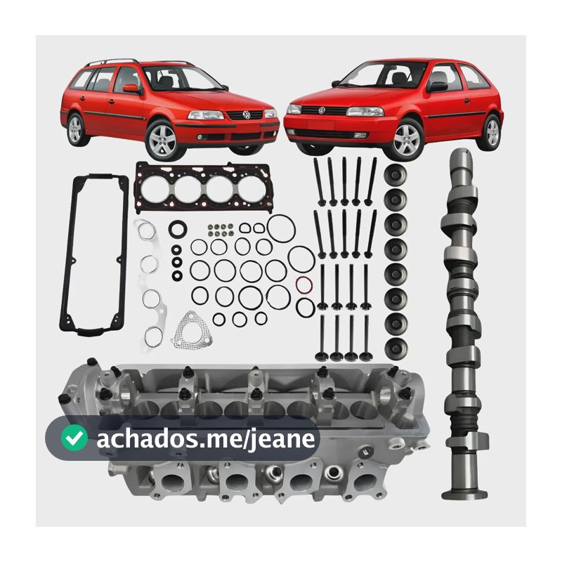 Cabeçote Completo Gol Parati Mi 1.0 8v At 1997 2001 Gasolina
