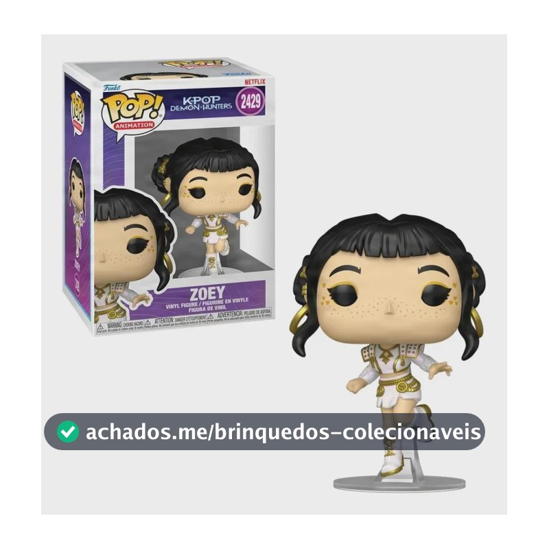 Funko 2429 Boneco ZOEY Guerreiras do K-Pop Demon Hunters