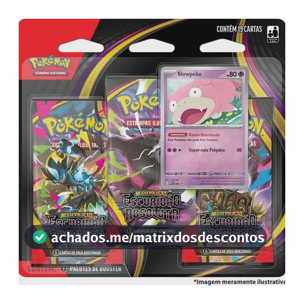 Blister Triplo Pokémon ME05 Escuridão Absoluta