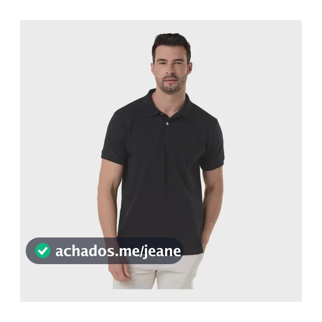 Camisa Polo Masculina Piquet Básica Lisa Uniforme