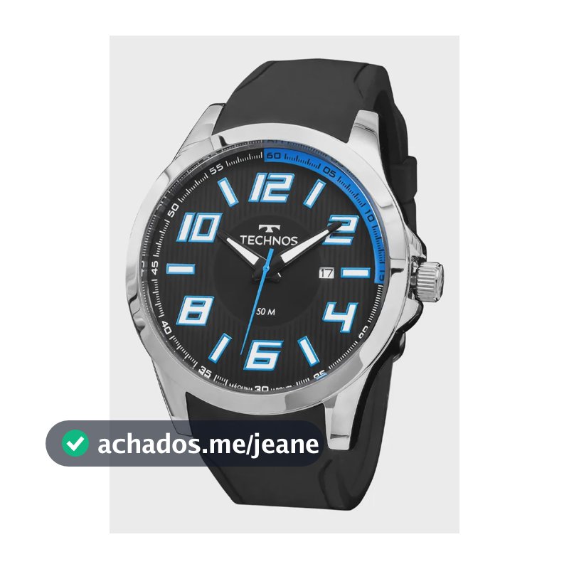 Relógio Masculino Technos Racer Preto 24h