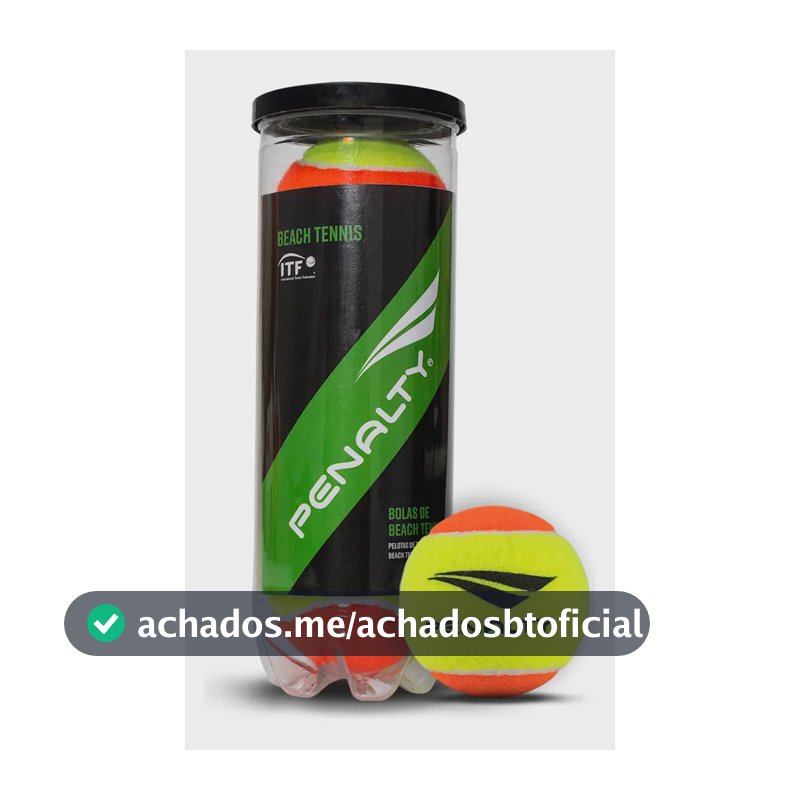 Bolinha Beach Tennis XXII Penalty Tubo Pressurizado com 3 unidades