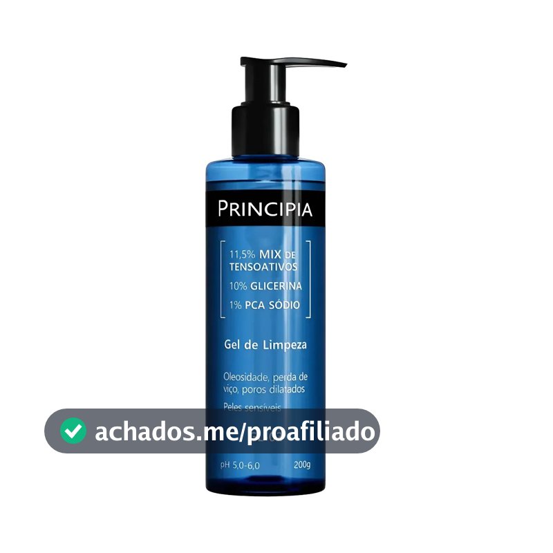 Gel Limpeza Facial Principia Gl02 200ml Pele Sensível Suave Normal A Sensível Dia/noite