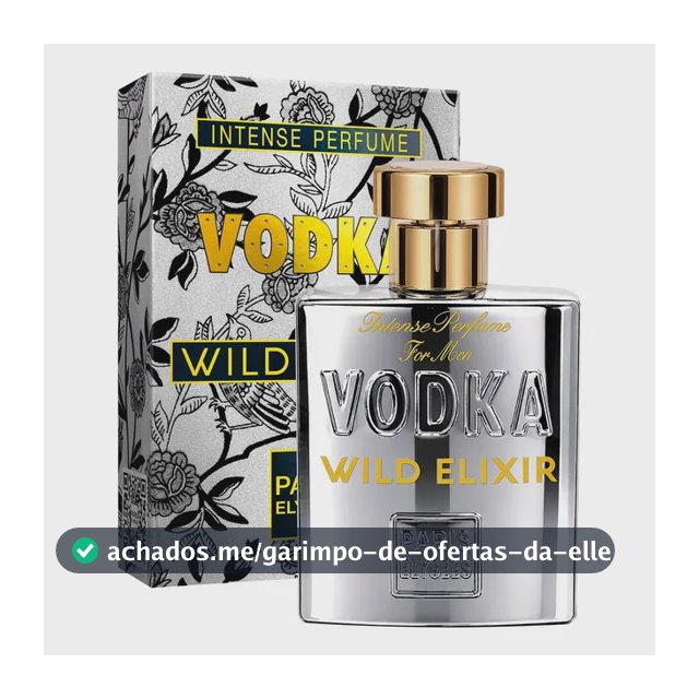 Perfume Vodka Wild Elixir Paris Elysees Masculino 100ml