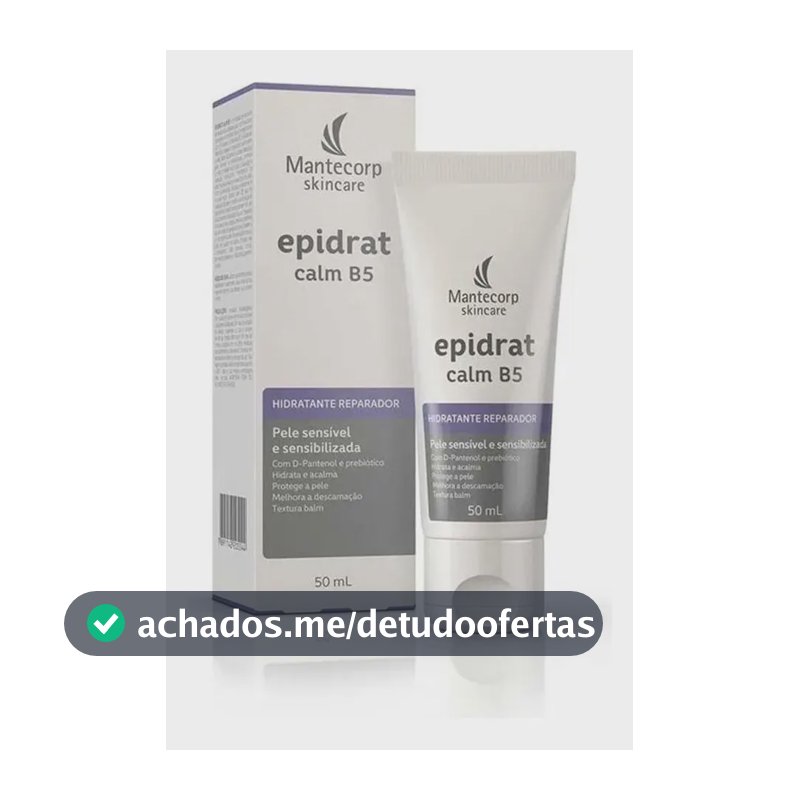 Hidratante Facial Epidrat Calm B5 Para Pele Sensível 50ml Mantecorp