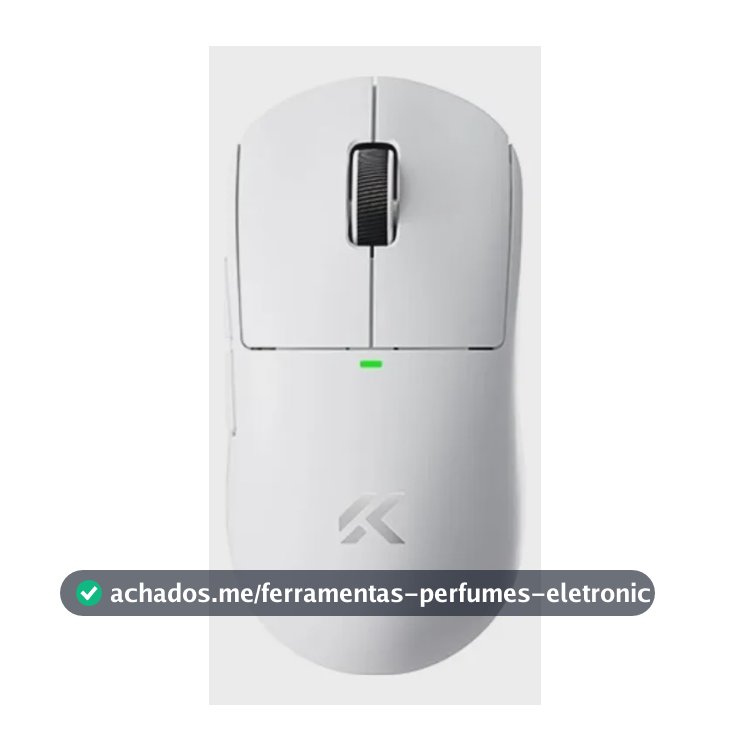 Mouse Gamer Mchose A5 V3 Ultra Sem Fio Paw3395 26k Dpi Branco