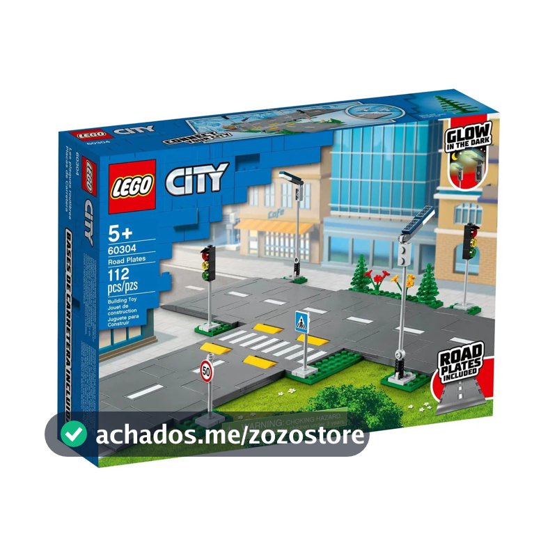 Brinquedo De Montar City Cruzamento De Avenidas Lego Quantidade de peças 112