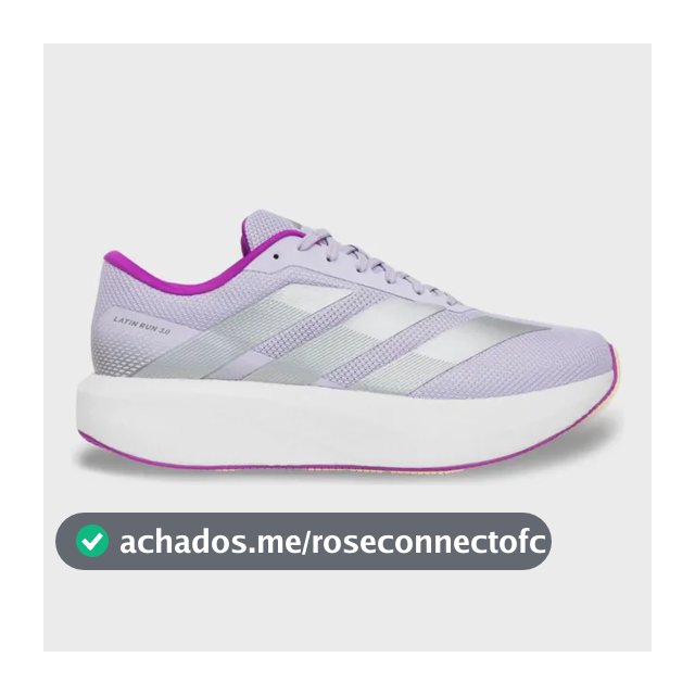 Tênis adidas Latin Run 3.0 Corrida Caminhada Treino Lilás 36 Br