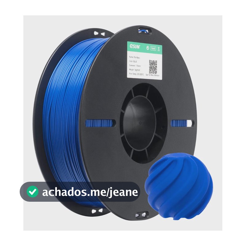 Filamento Pla Basic Esun High Speed - Basic Series - 1kg Azul