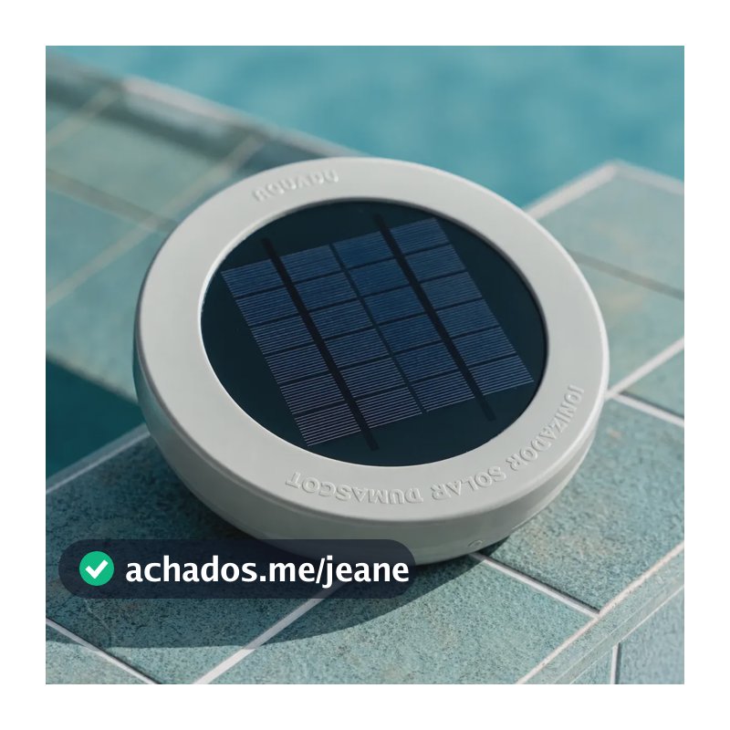 Ionizador Solar Piscina Limpa Aquadu Algas Cloro Bactérias