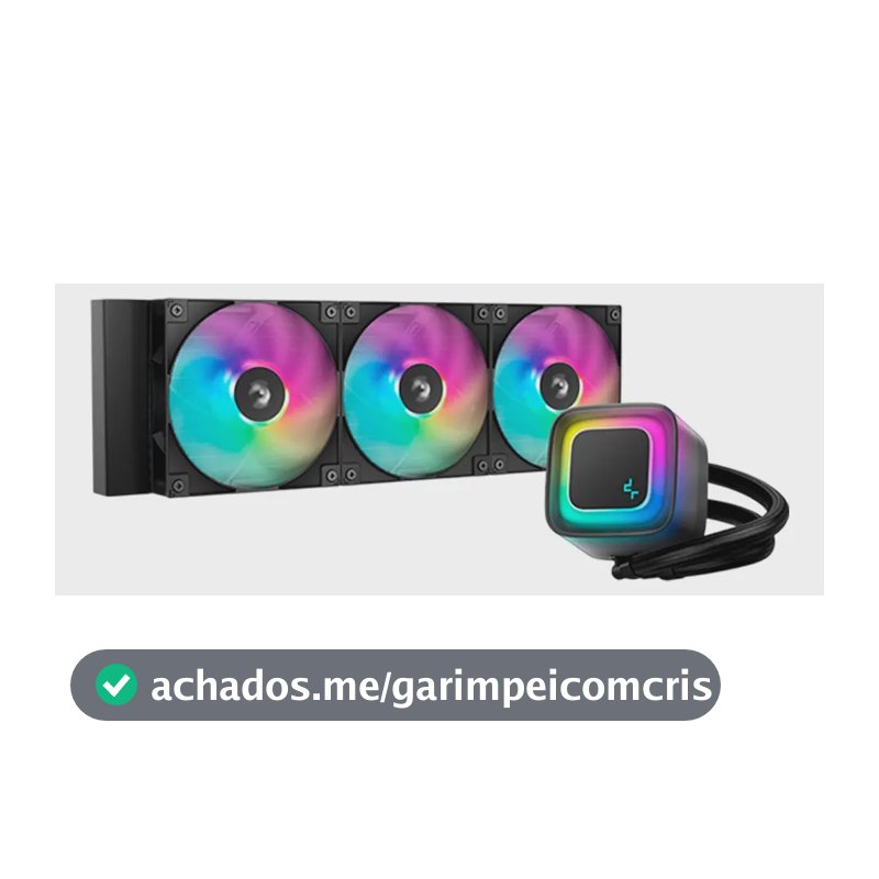 Watercooler Deepcool Le360 V2 Argb Preto 360mm Preto