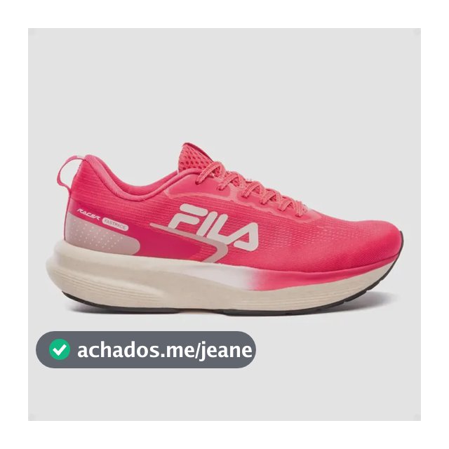 Tênis Feminino Fila Racer Fastpace Corrida Rosa