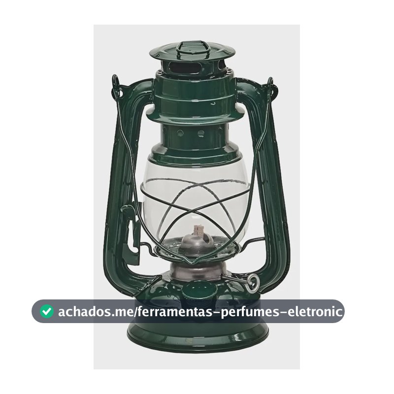 Lampião A Querosene 24cm Lamparina Pequena Luminaria