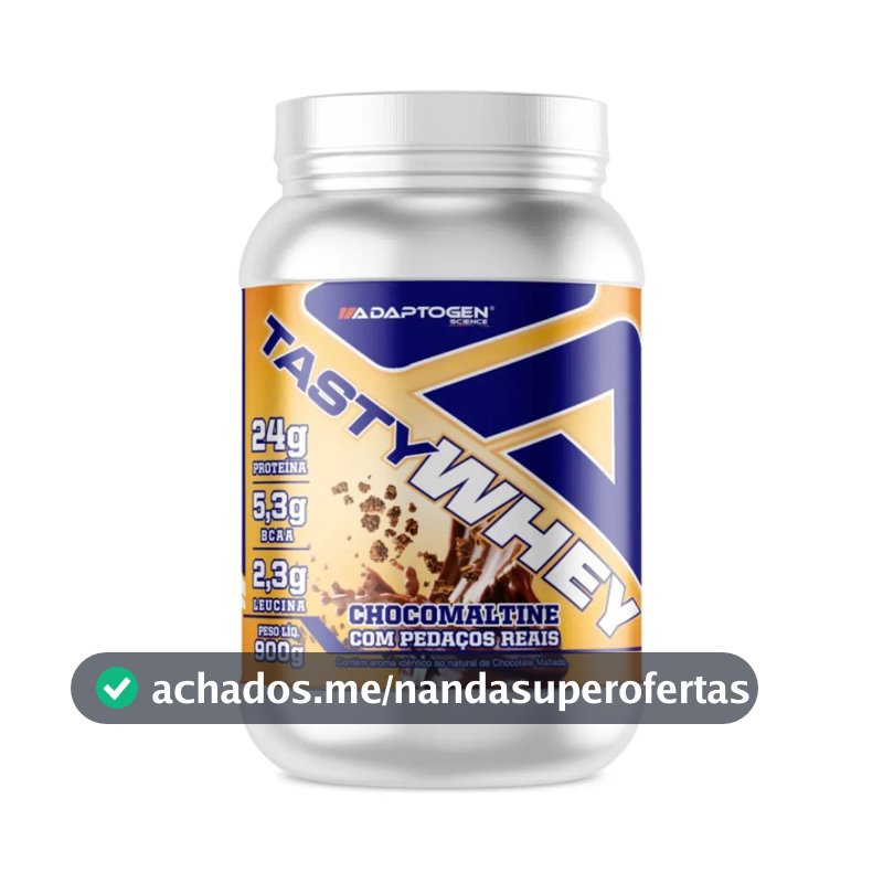 Proteina Para Ectomorfo Tasty Whey Sabor Chocomaltine 900g Sabor Choco Maltine