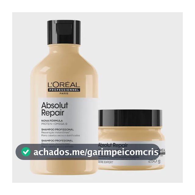 Kit L'oréal Professionnel Absolut Repair Shampoo + Mask
