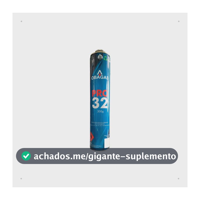 Fluido Refrigerante R32 Para Ar Condicionado Em Lata De 300g